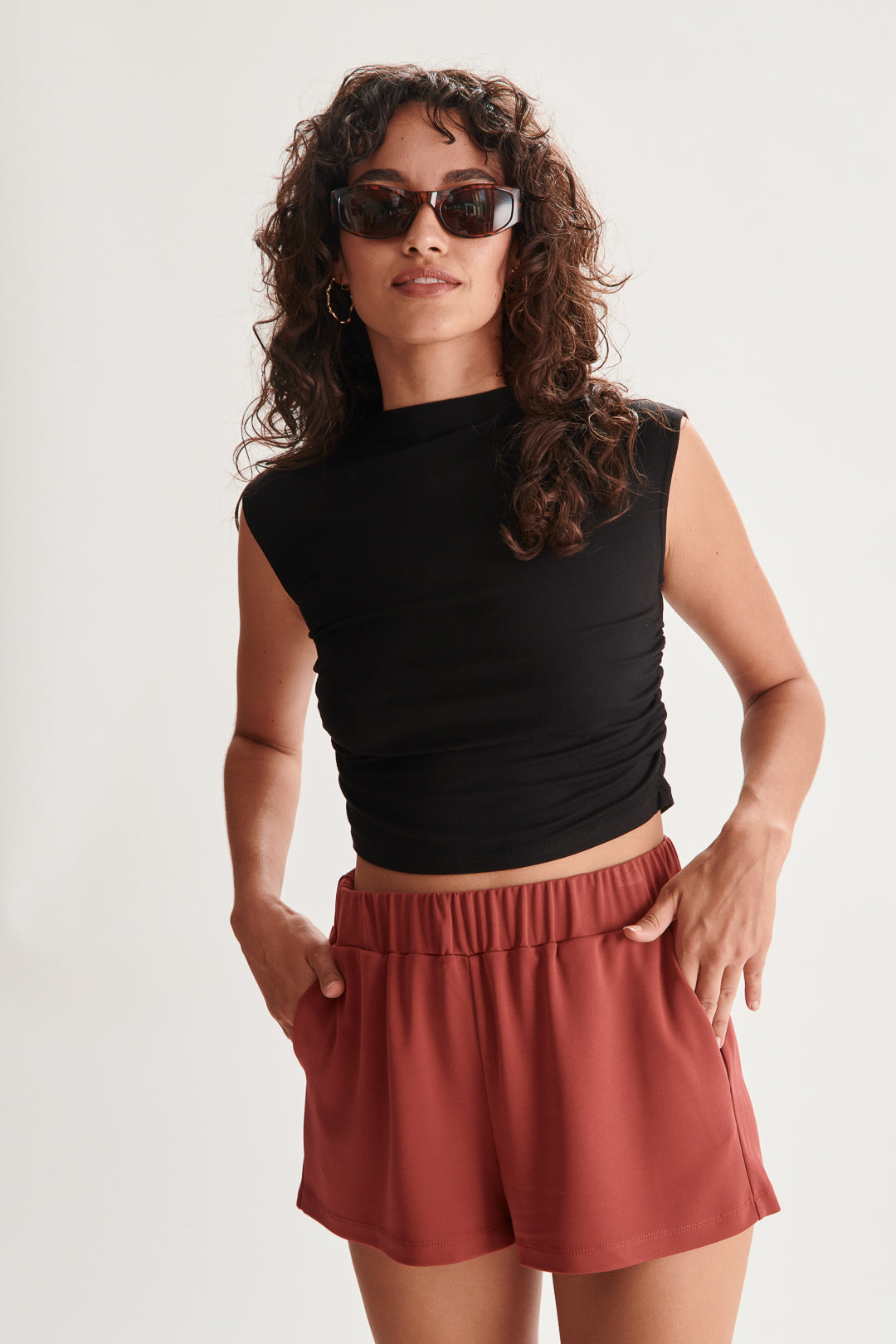 Top in Schwarz