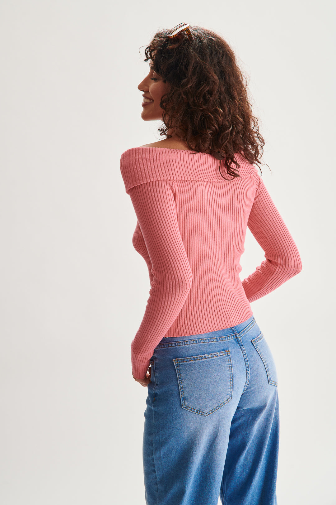Pullover in Pink