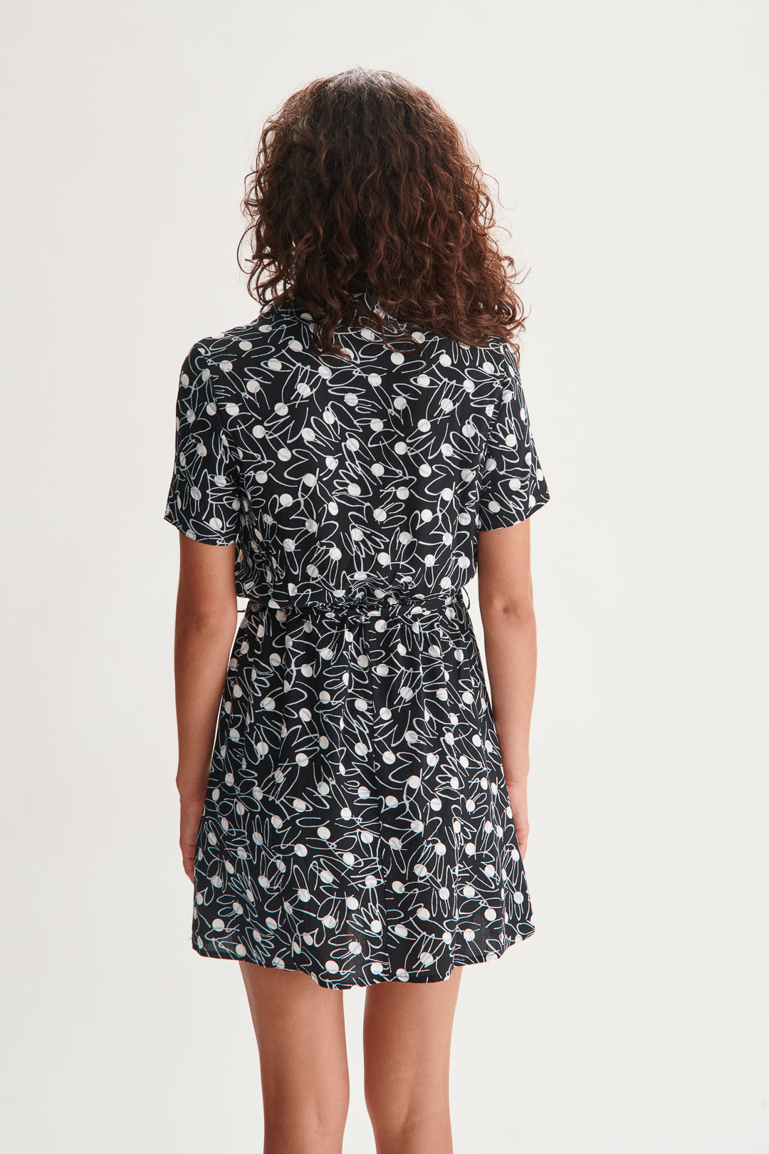Kleid gemustert