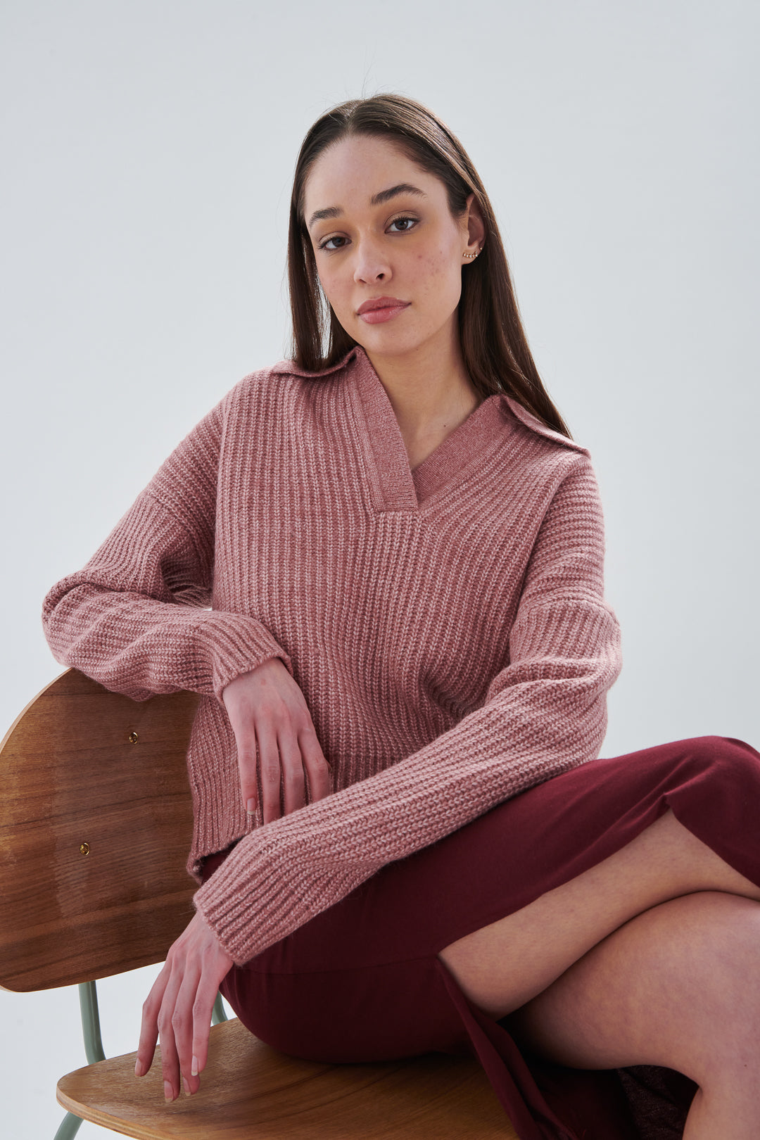 Pullover mit Wollanteil