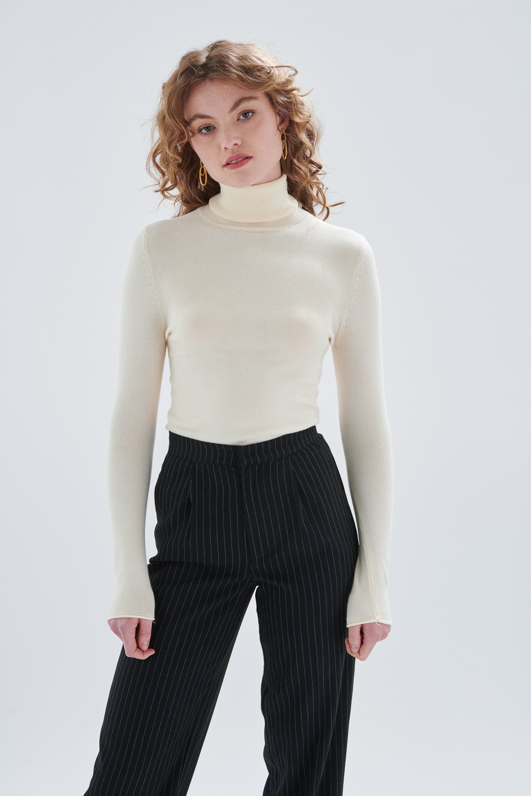 Pullover mit Rollkragen
