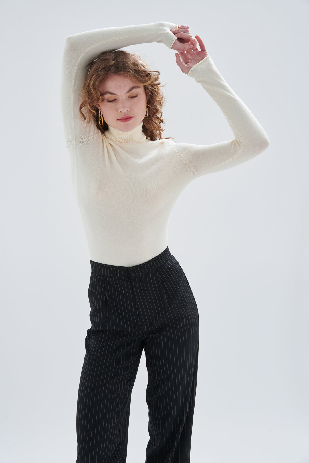 Pullover mit Rollkragen