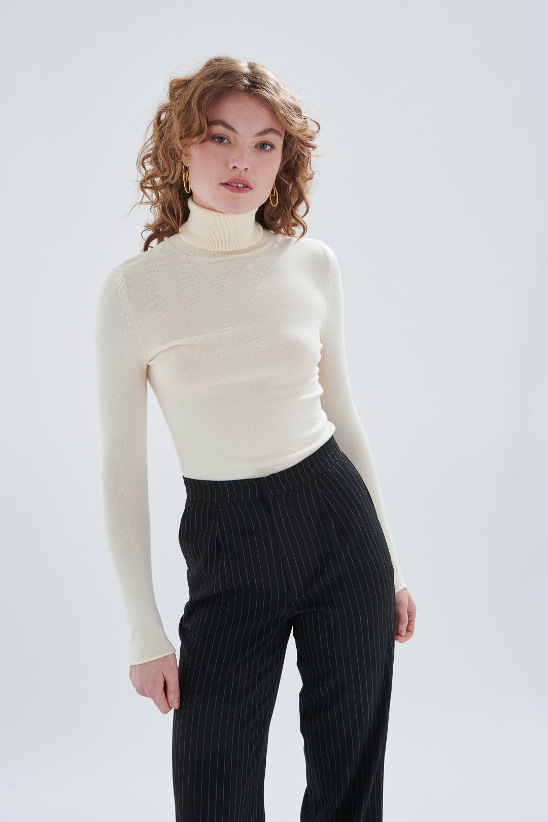 Pullover mit Rollkragen