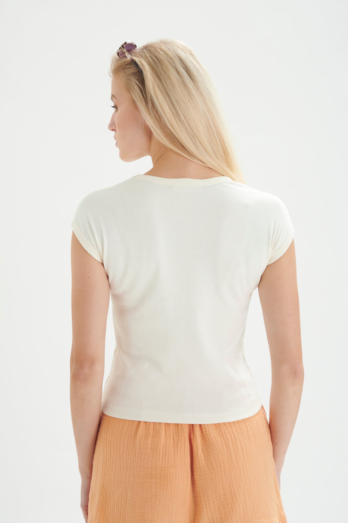 T-Shirt in Weiß