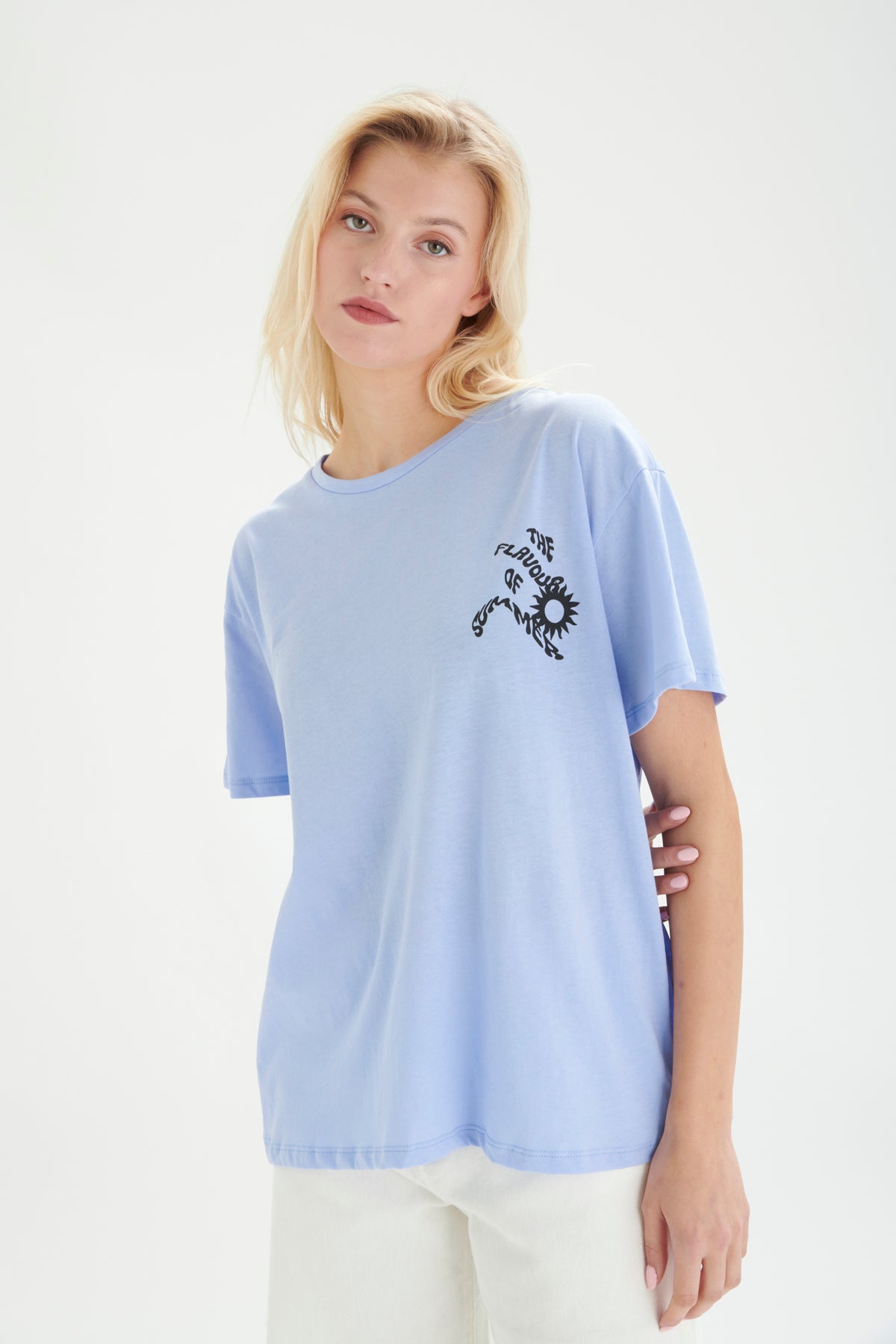 T-Shirt in Blau