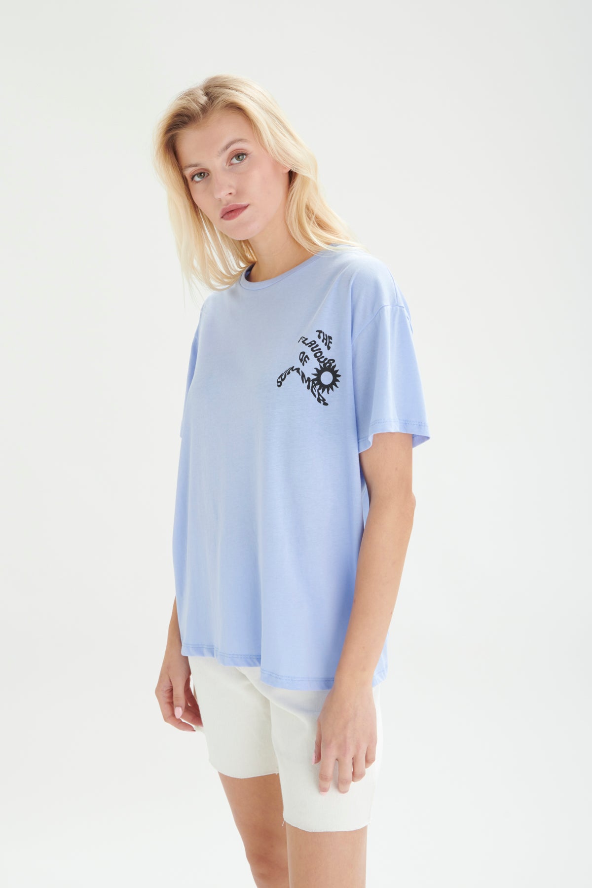 T-Shirt in Blau