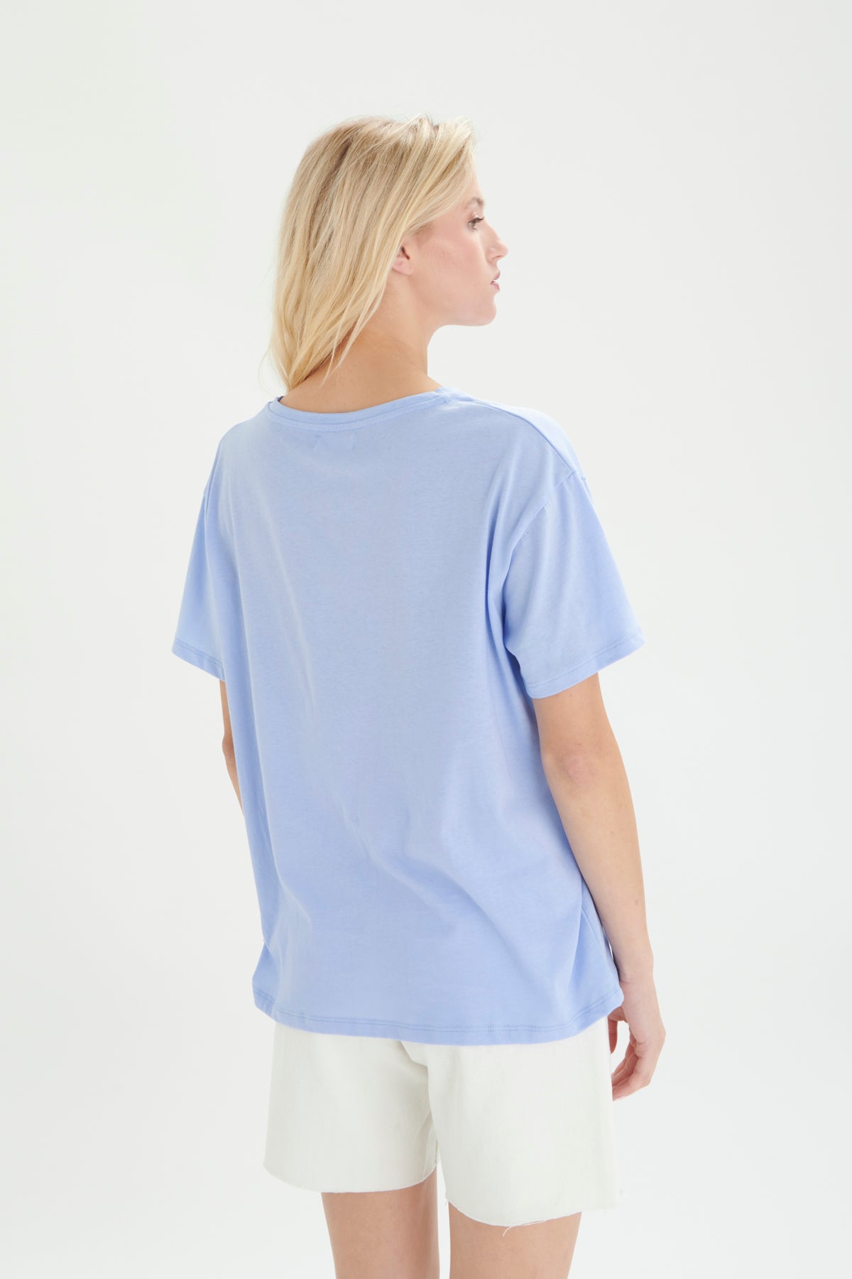 T-Shirt in Blau