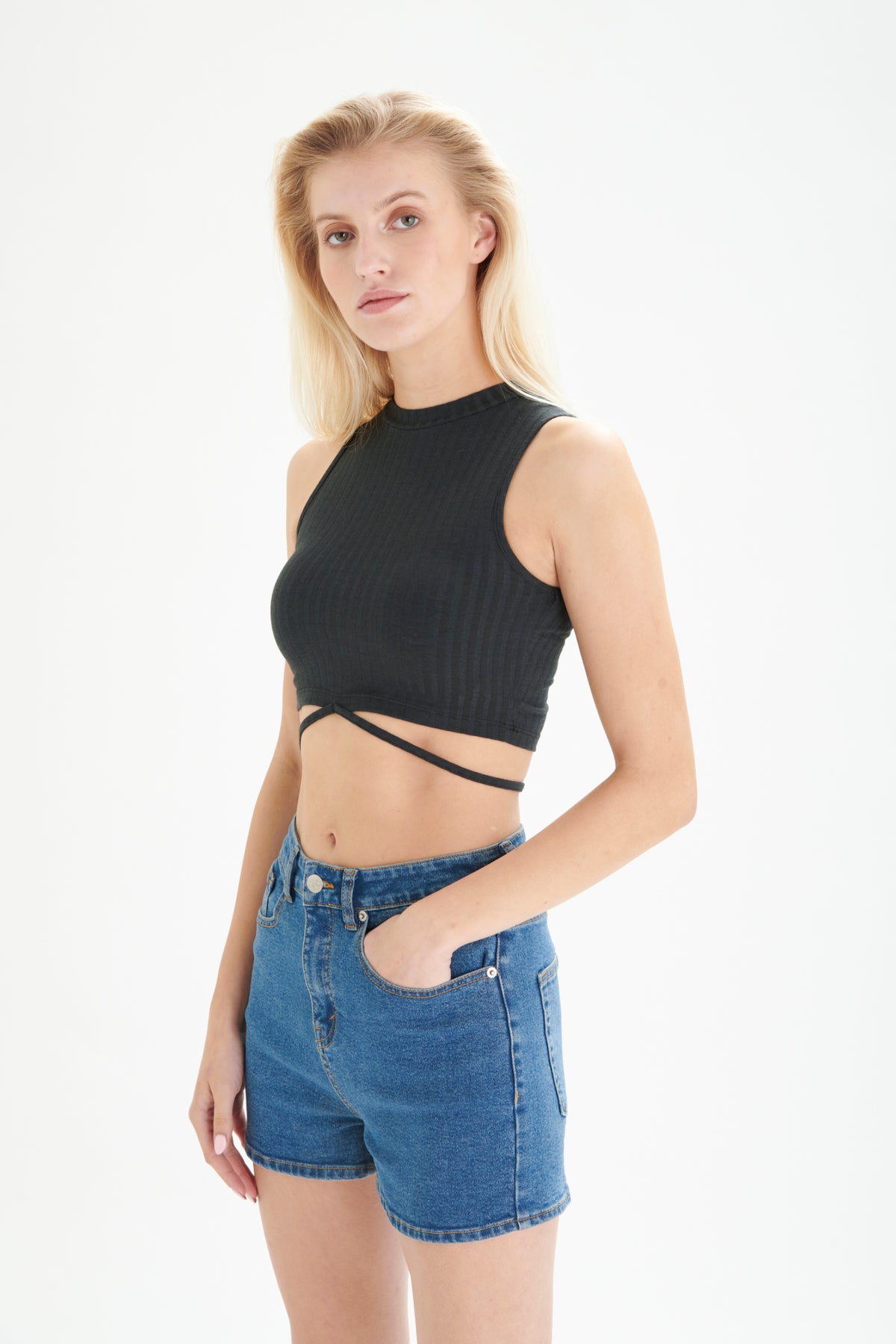 Shorts in Blau
