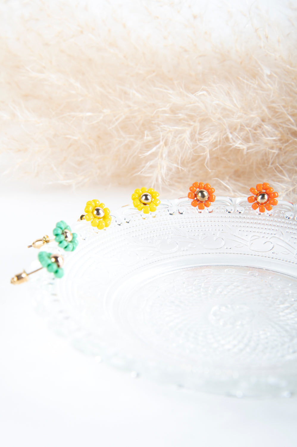 Ohrring Set in Blumenform