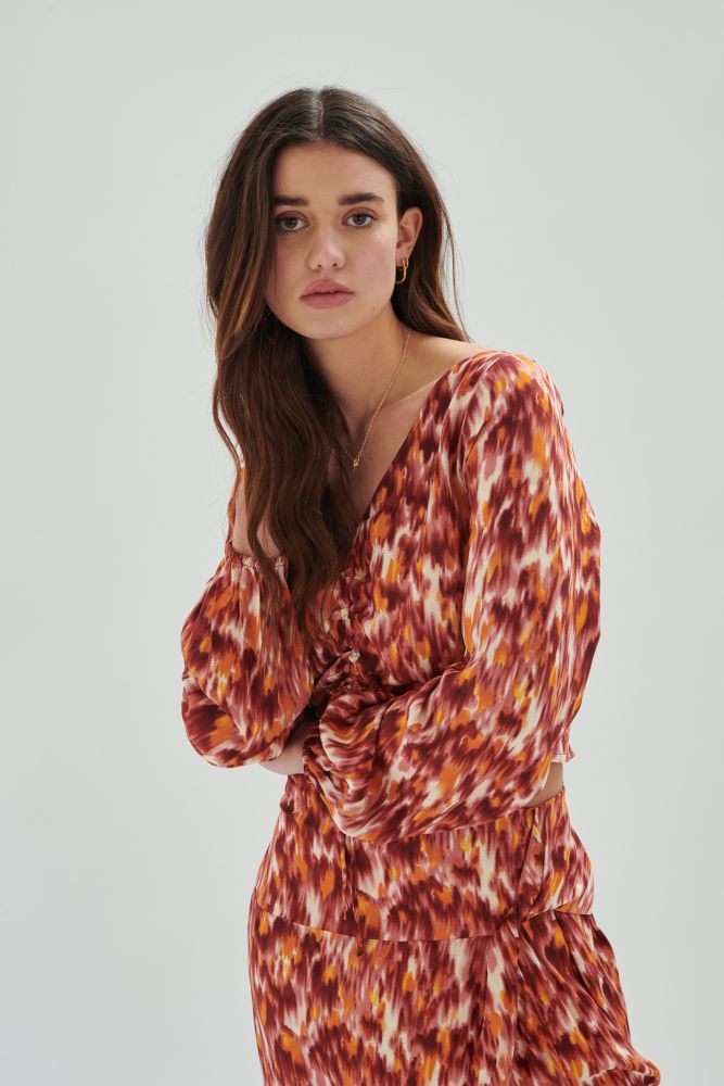Shirt im Blumenmuster