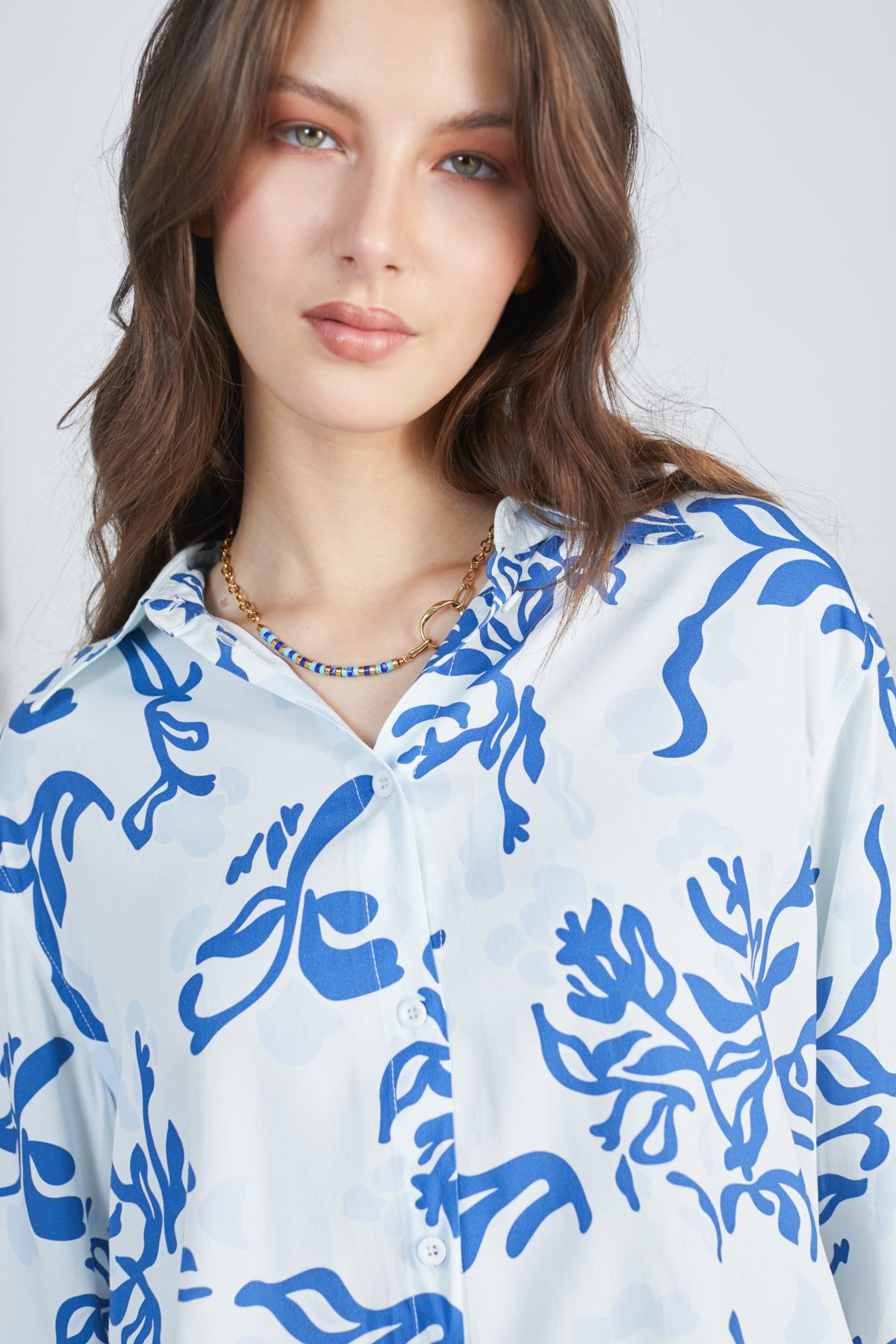 Bluse aus Viskose