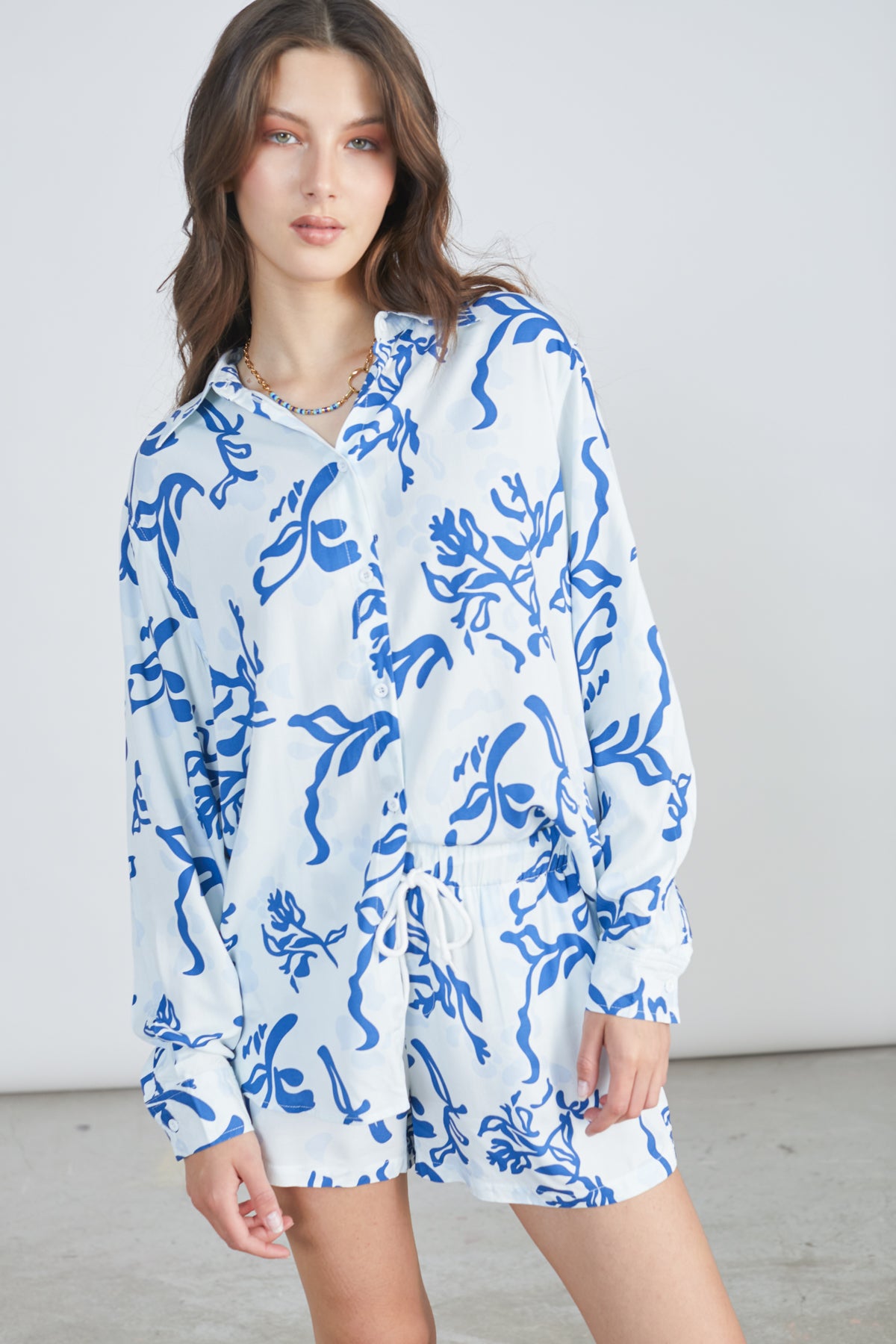 Bluse aus Viskose
