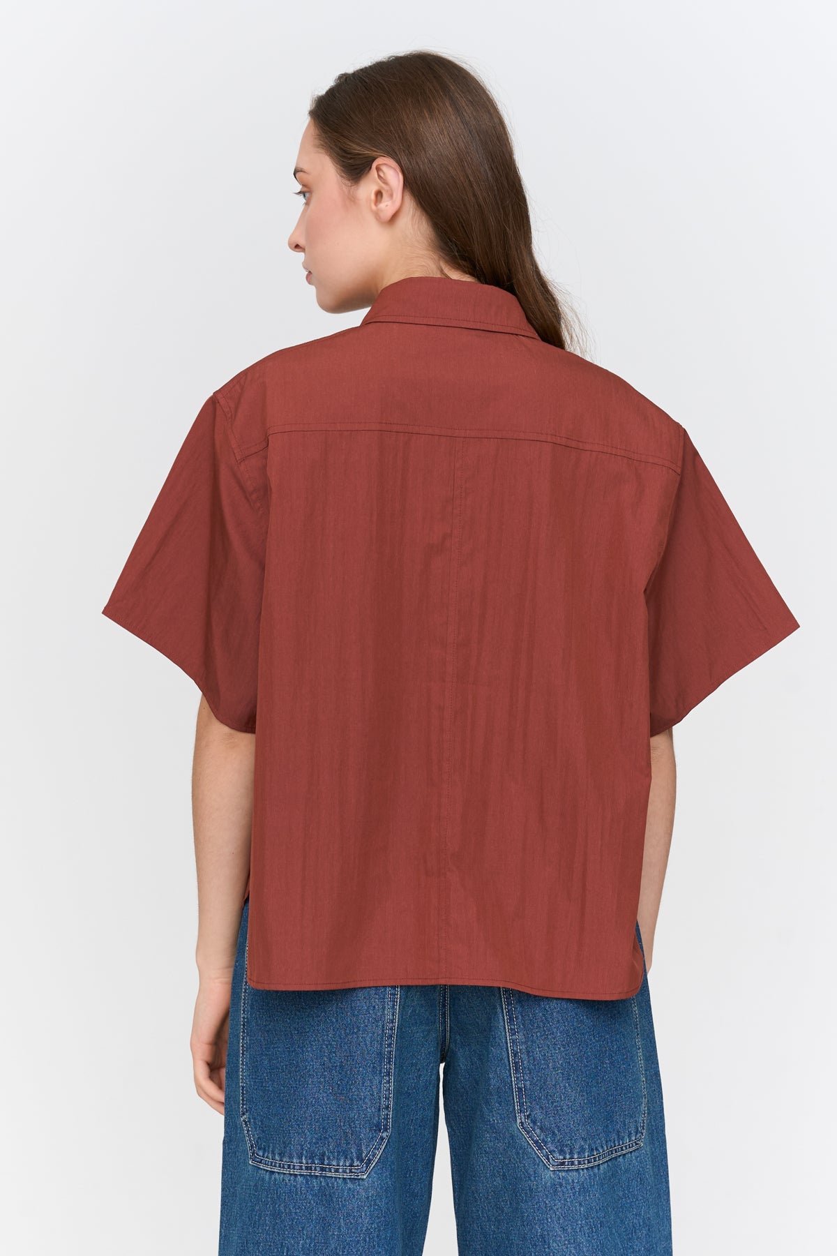 Bluse in Rost
