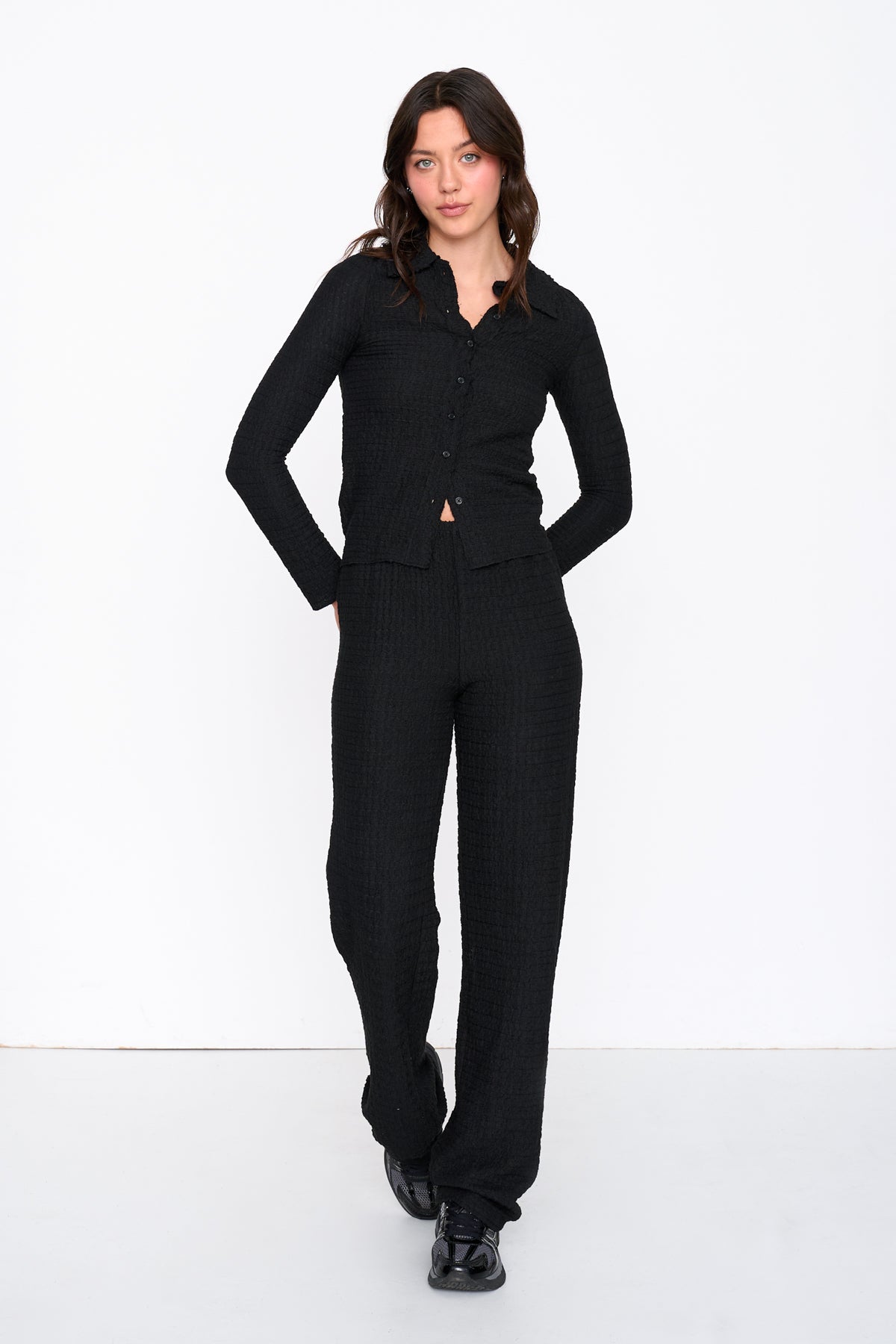 Shirt in Schwarz