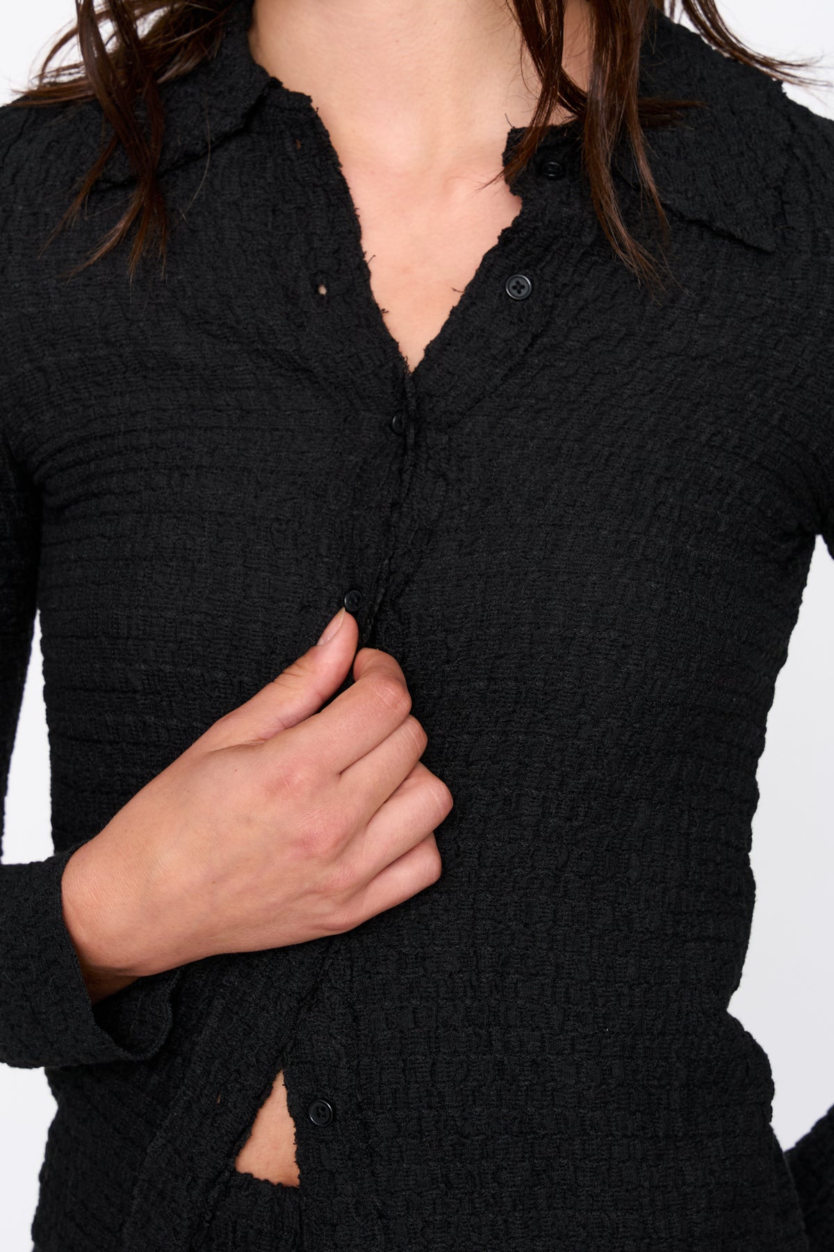 Shirt in Schwarz