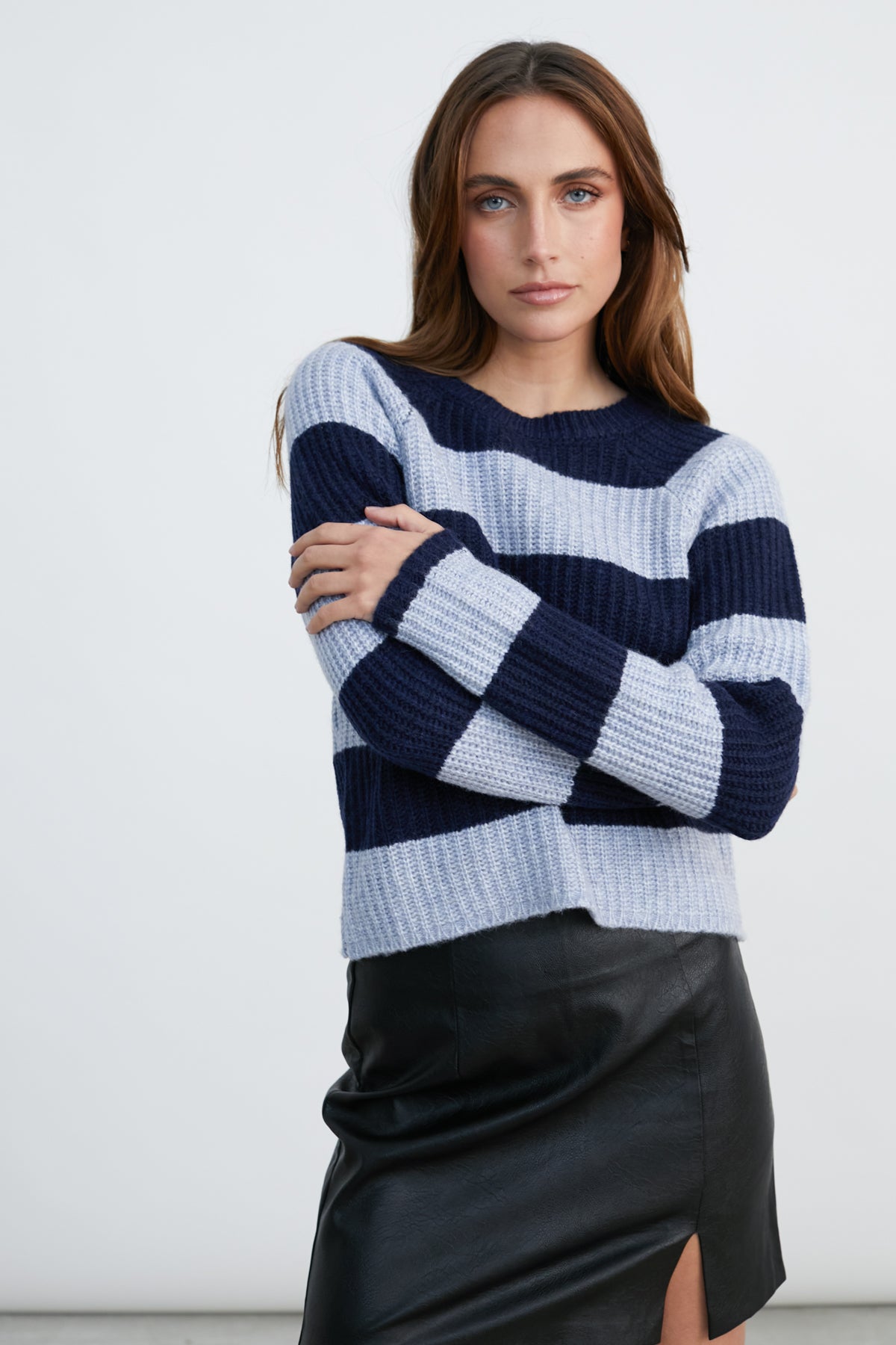 Pullover gestreift