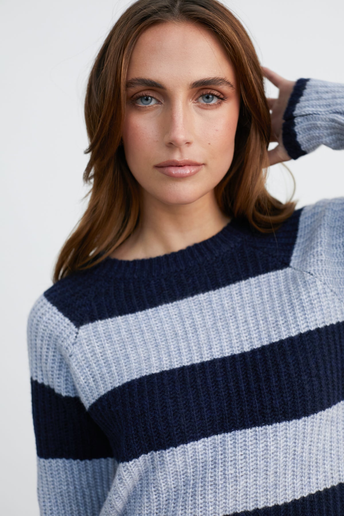 Pullover gestreift