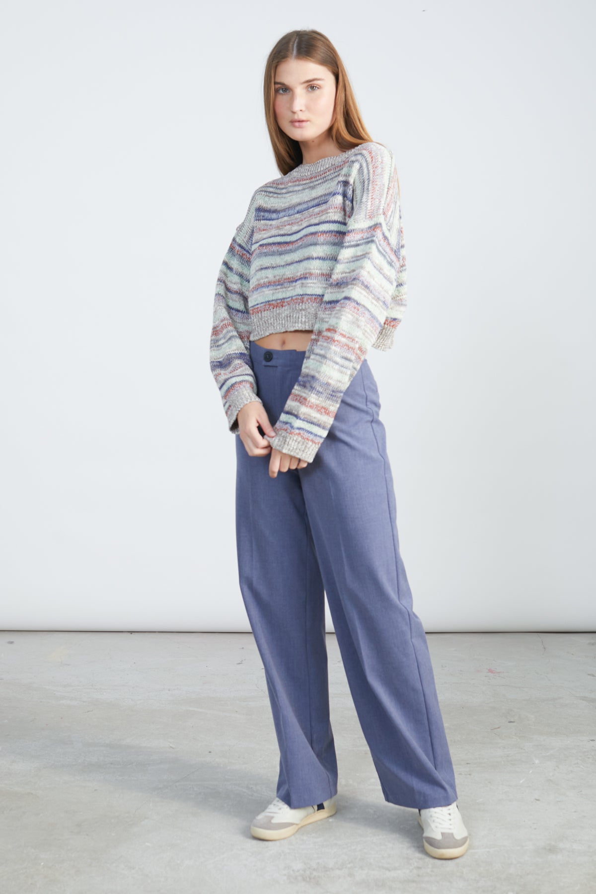 Pullover gestreift