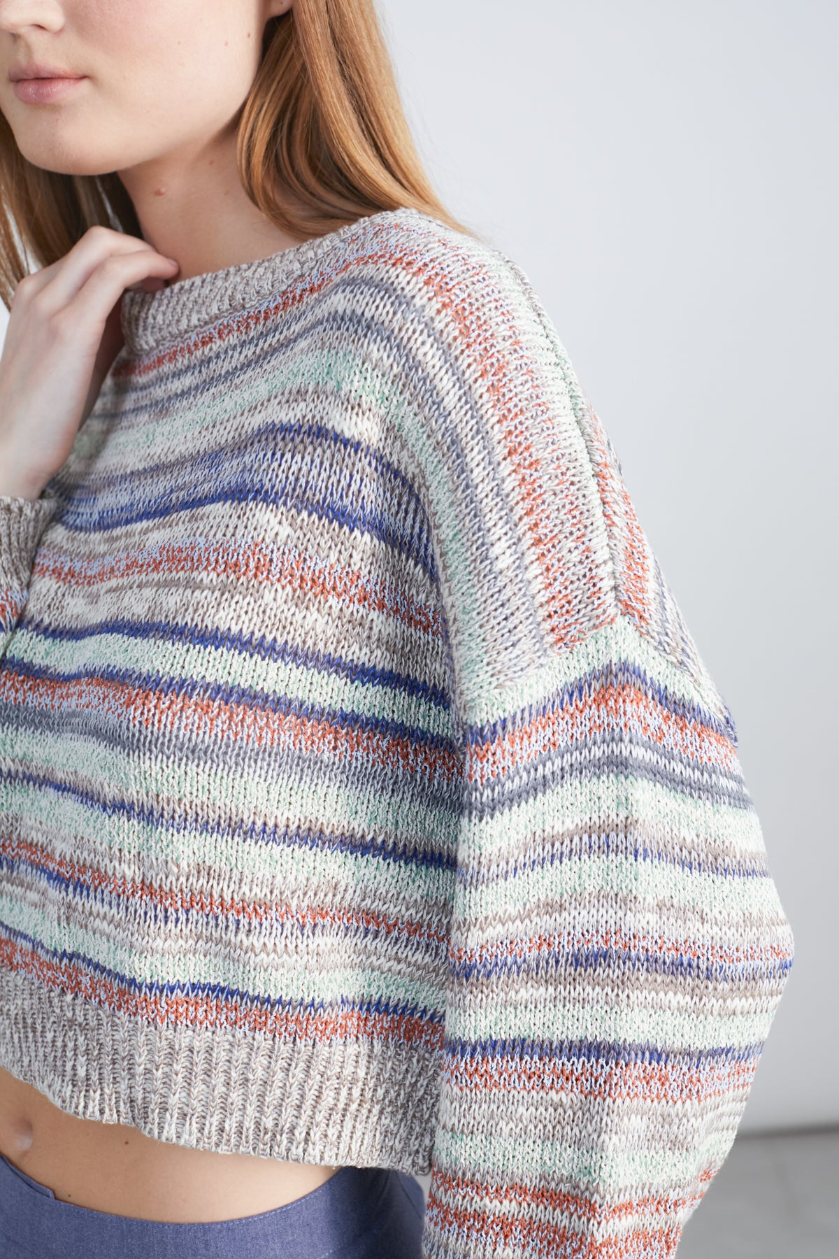 Pullover gestreift