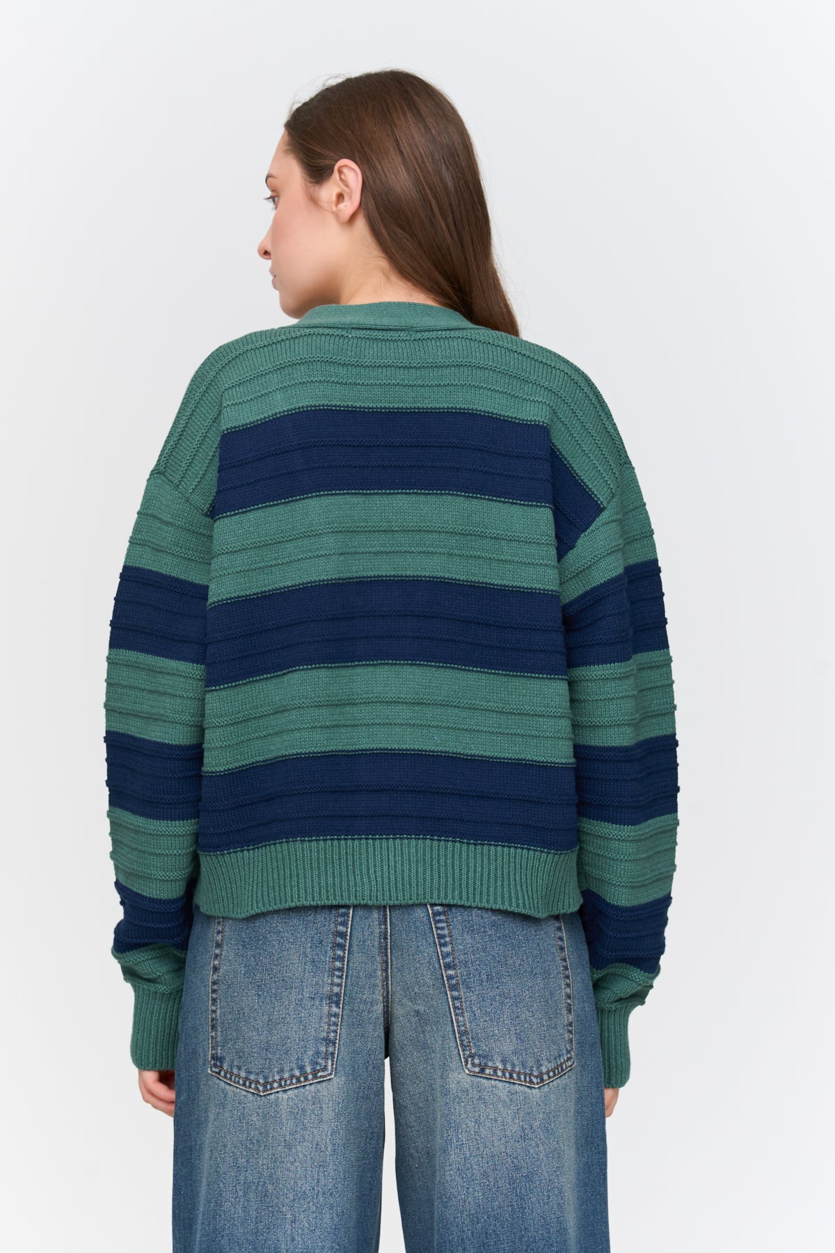 Cardigan gestreift