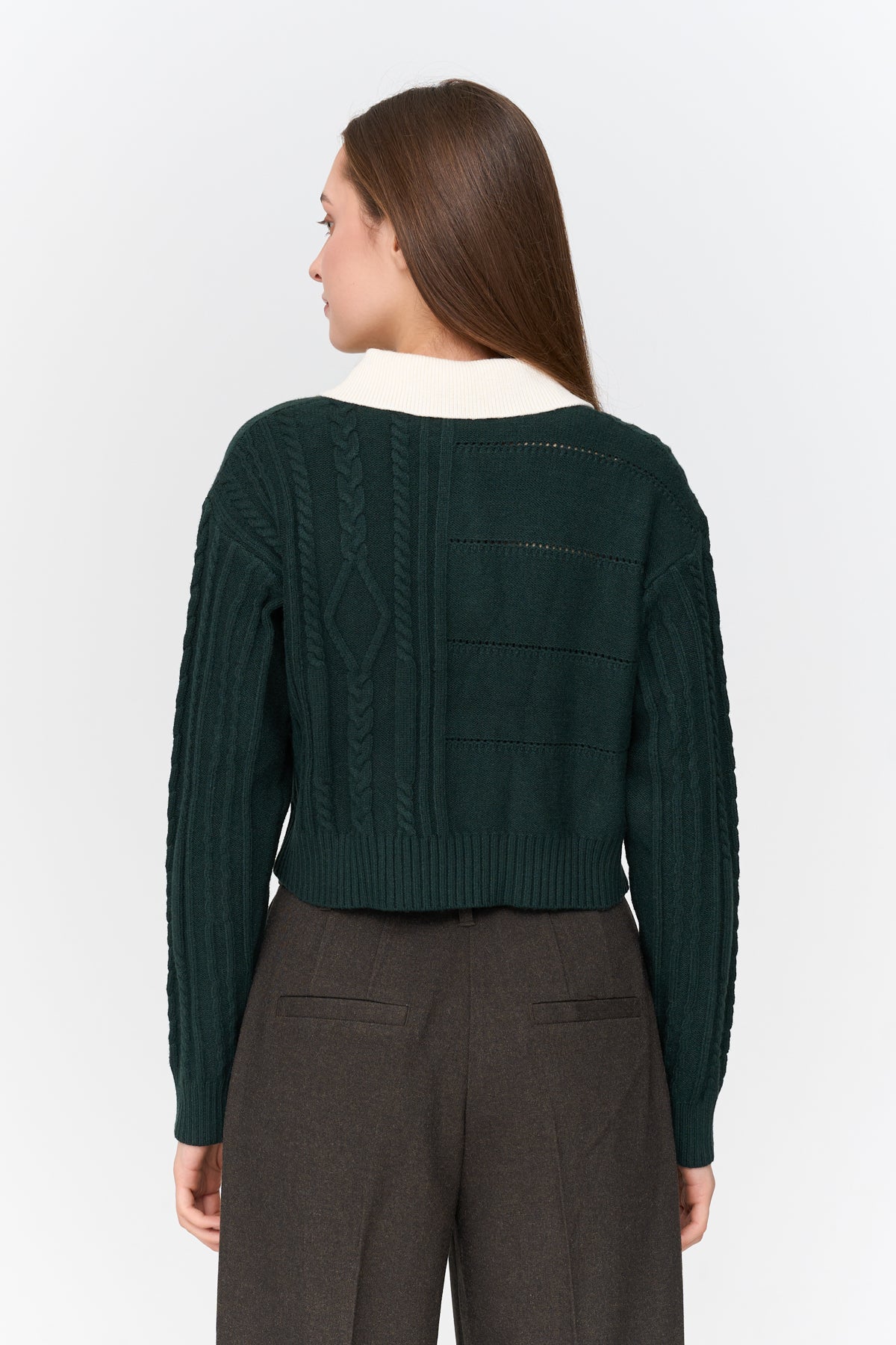 Pullover in Grün