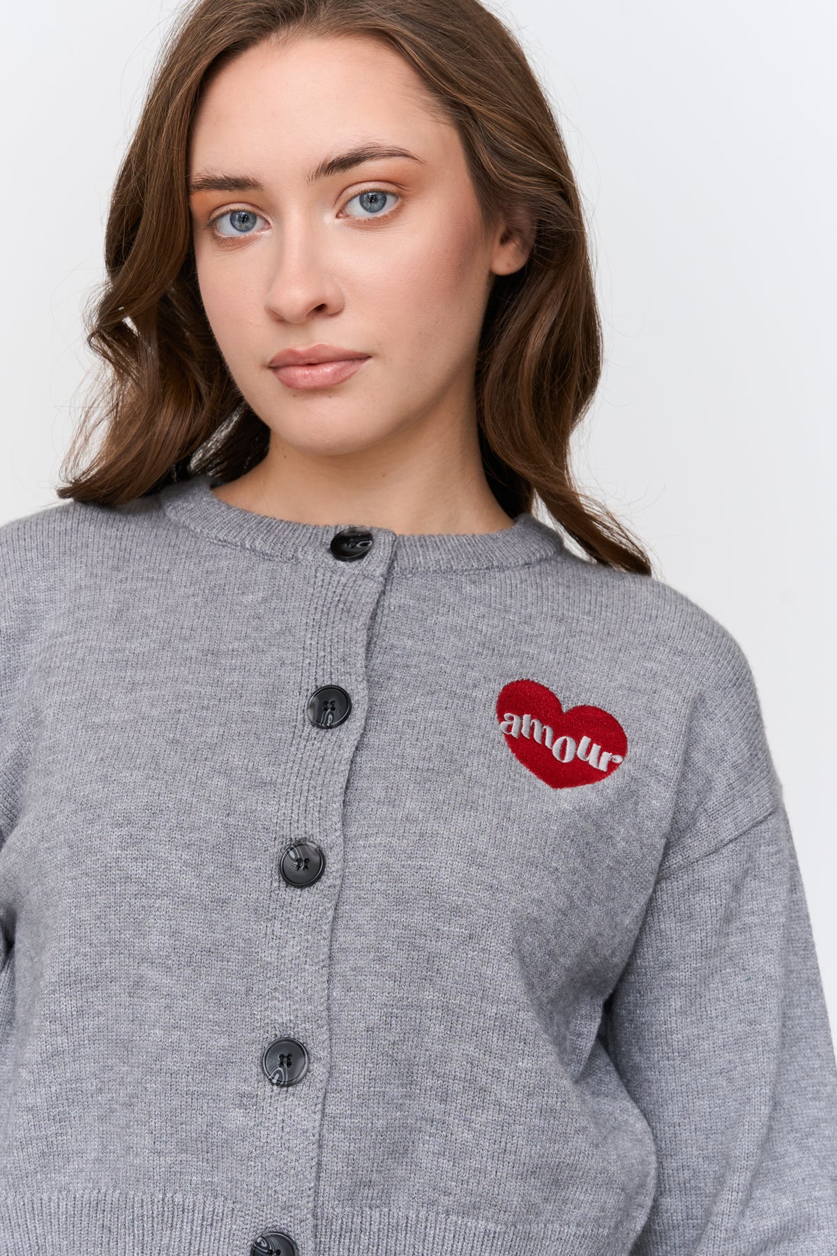 Cardigan mit Stickerei