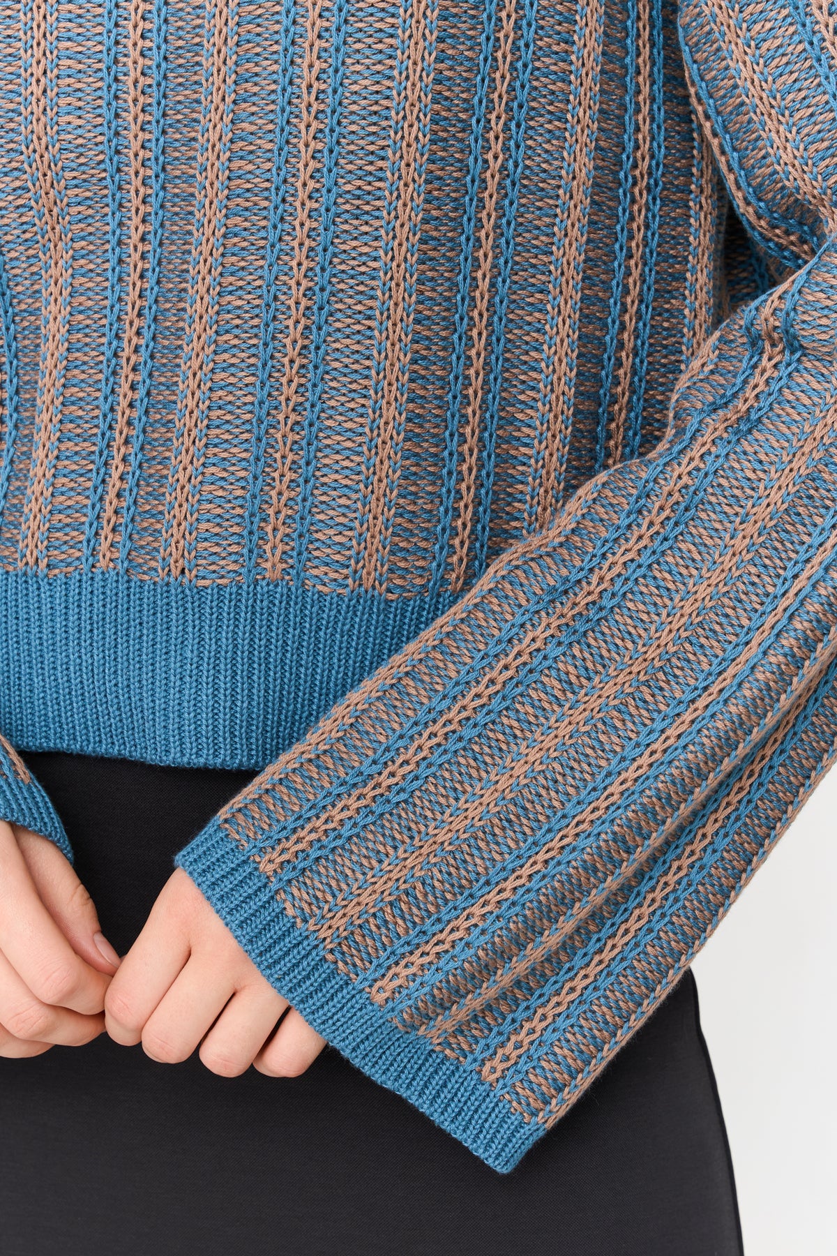 Pullover aus Baumwoll-Mix