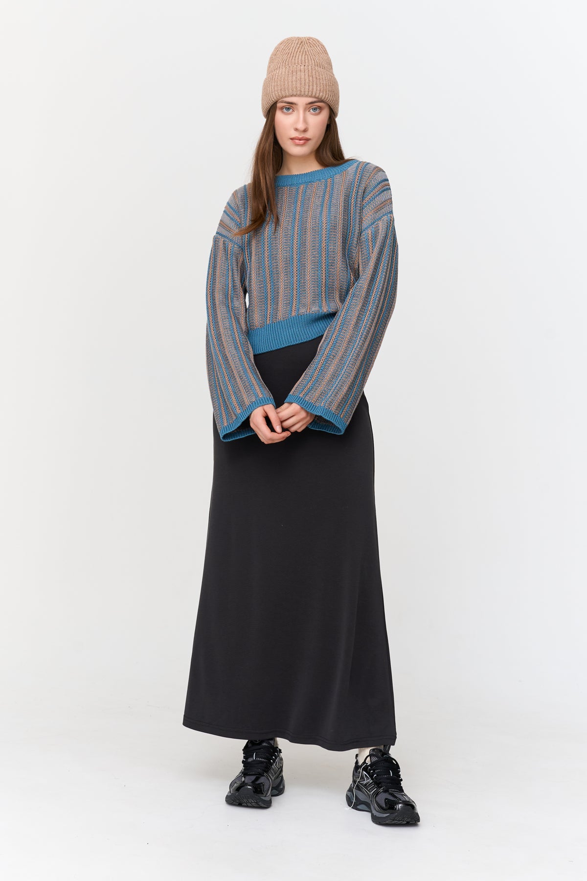 Pullover aus Baumwoll-Mix