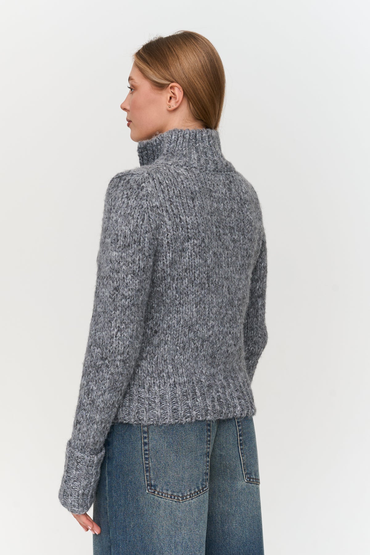 Cardigan in Grau