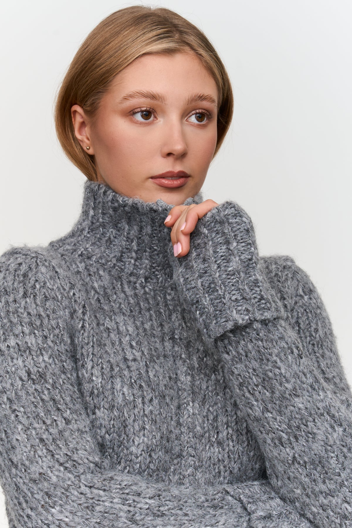 Cardigan in Grau