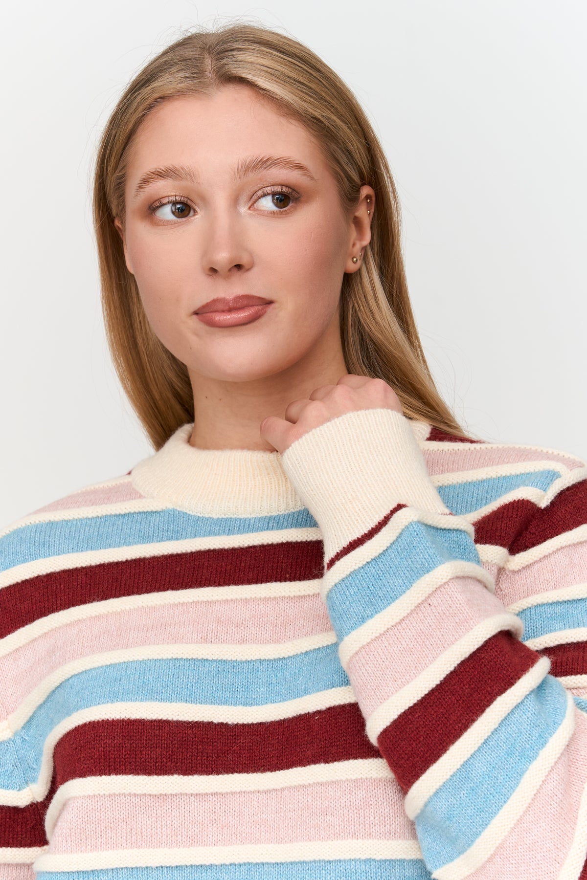 Pullover gestreift