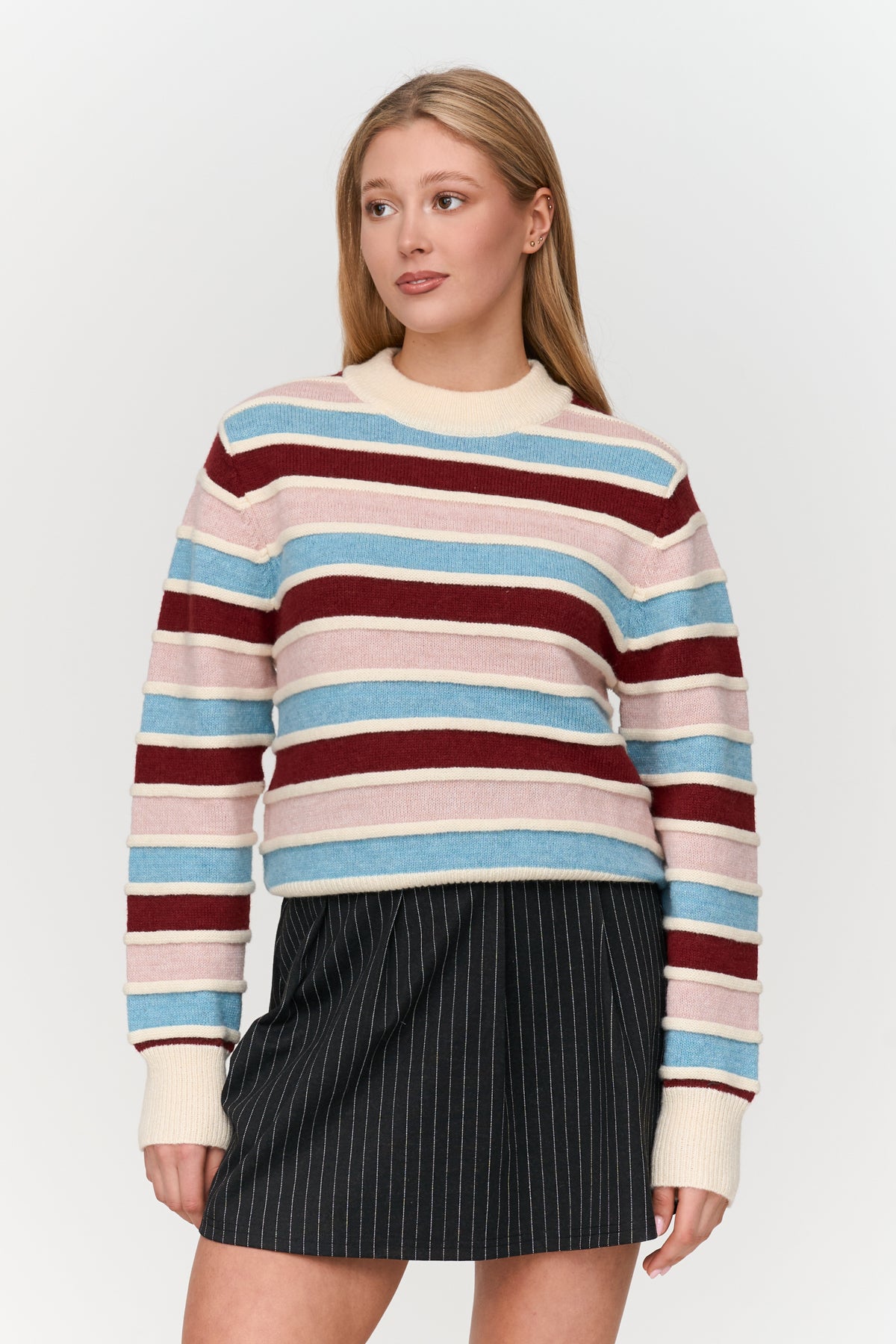 Pullover gestreift