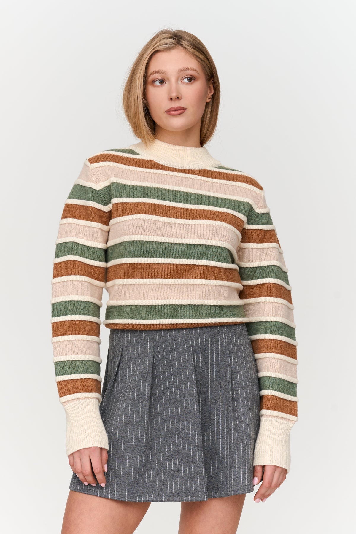 Pullover gestreift