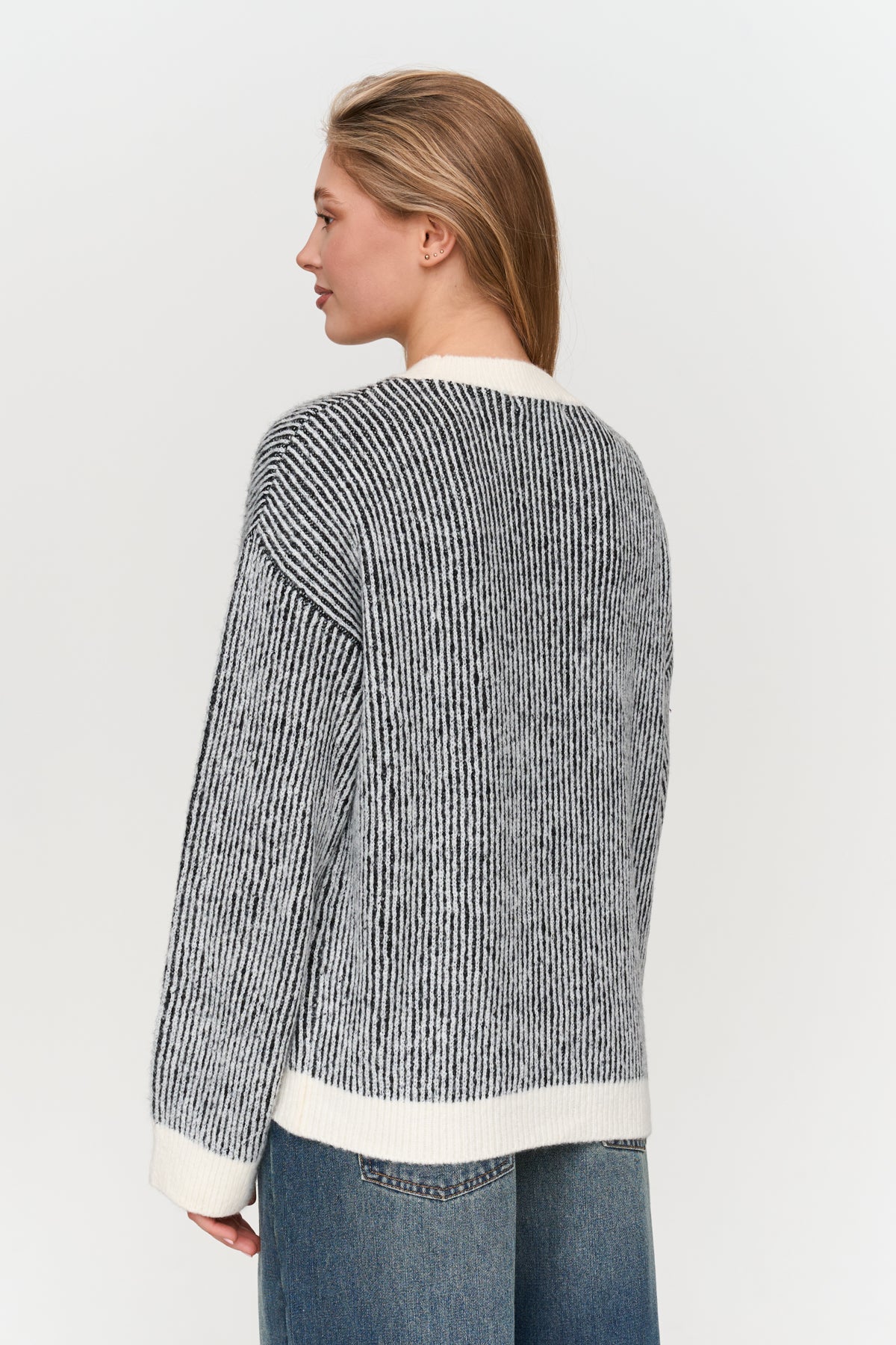 Pullover gestreift