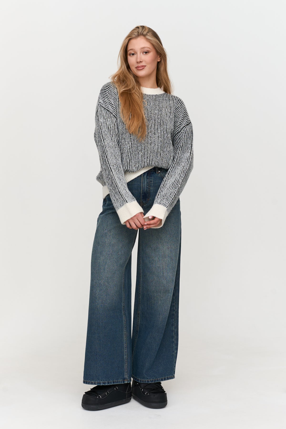 Pullover gestreift