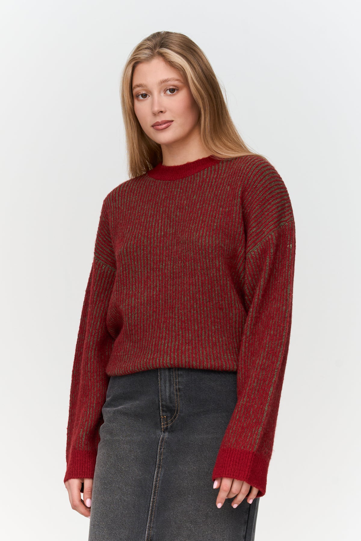 Pullover gestreift