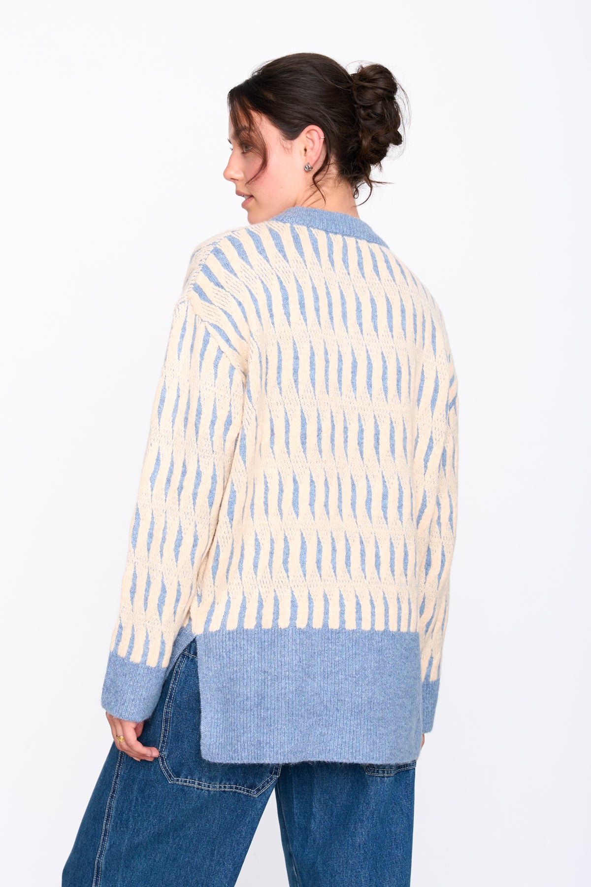Pullover gemustert