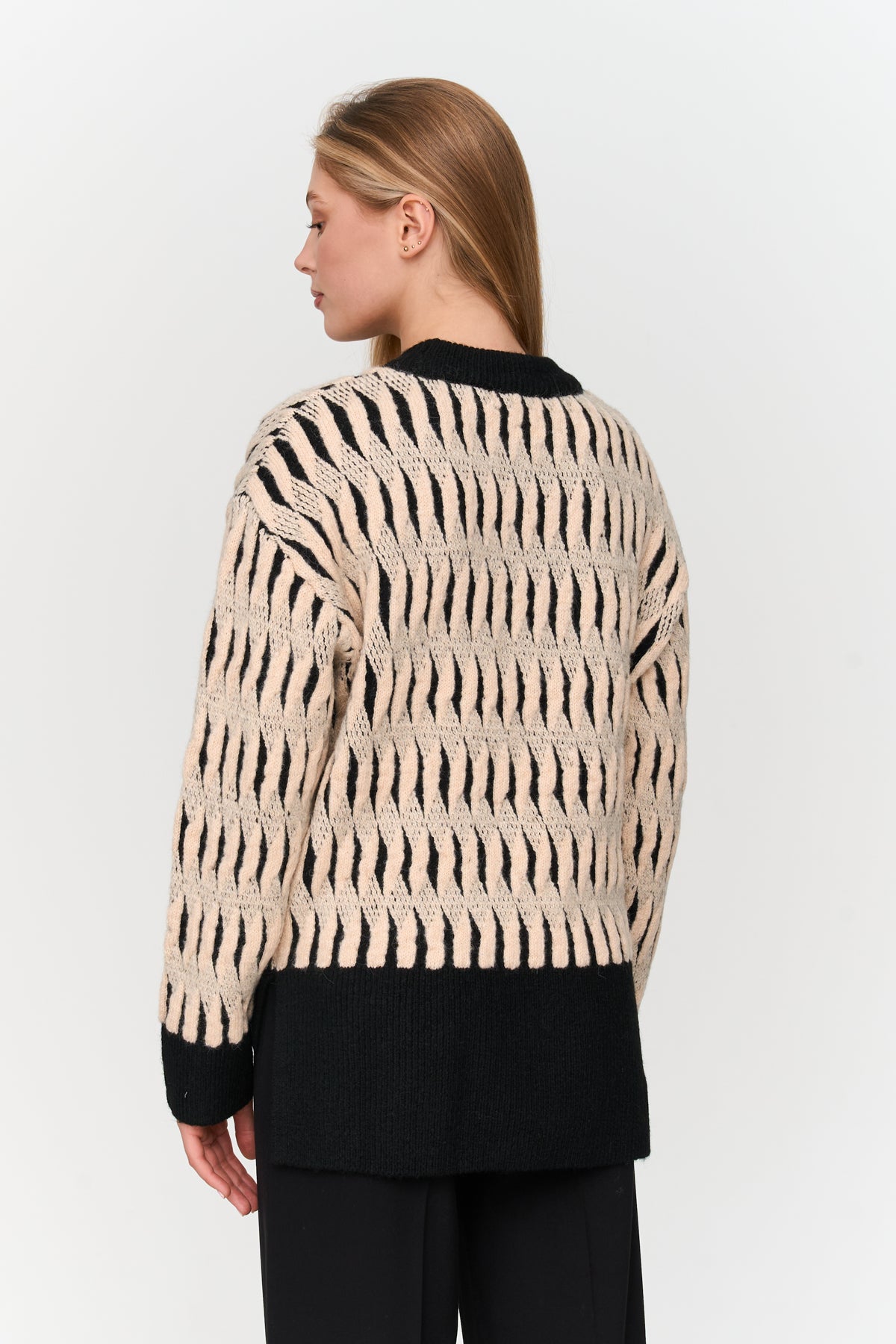 Pullover gemustert
