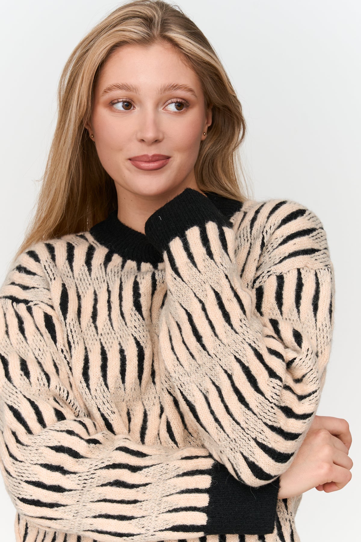 Pullover gemustert
