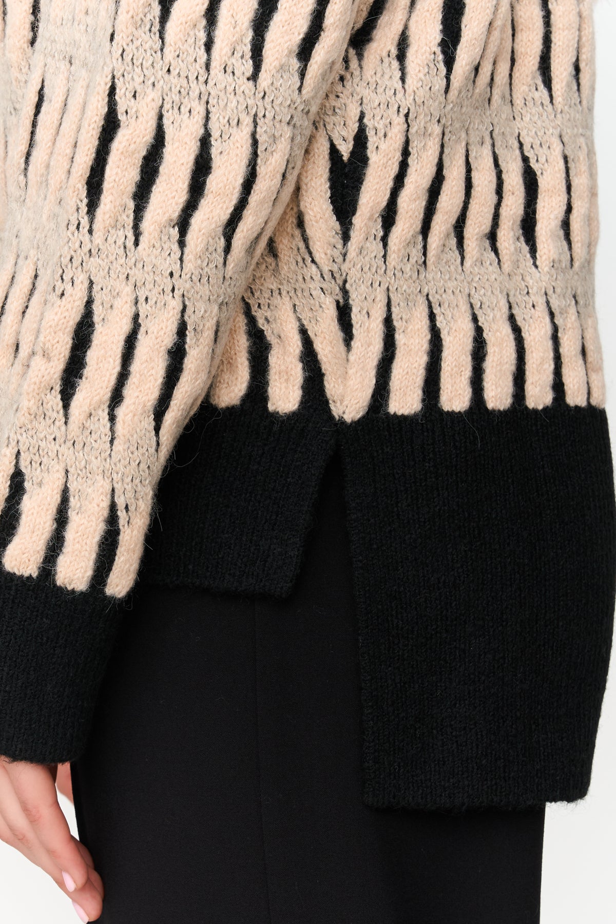 Pullover gemustert
