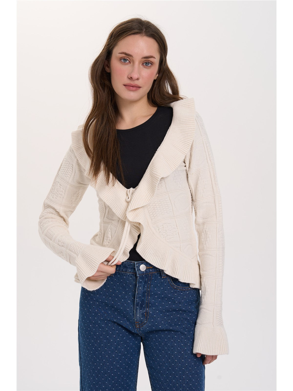 Cardigan gestrickt