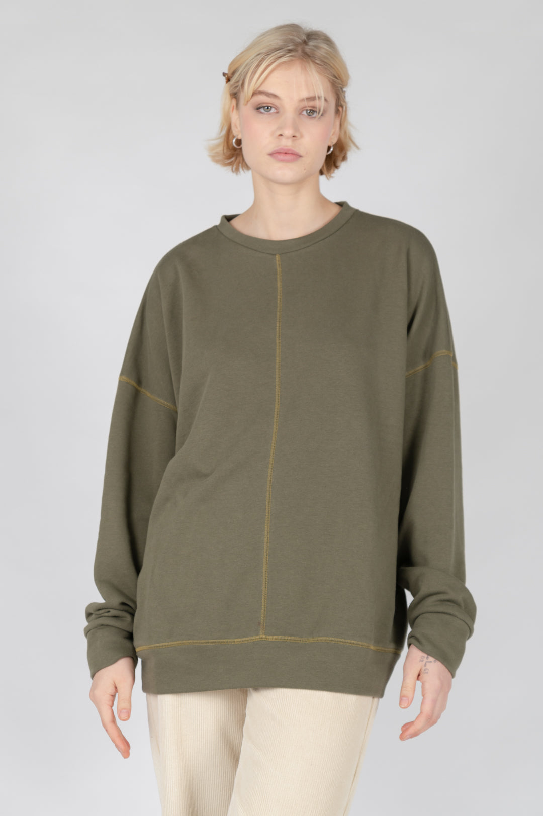 Sweatshirt mit Ziernaht