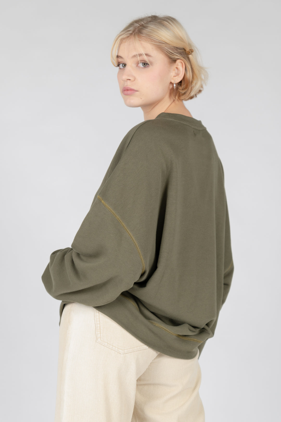 Sweatshirt mit Ziernaht