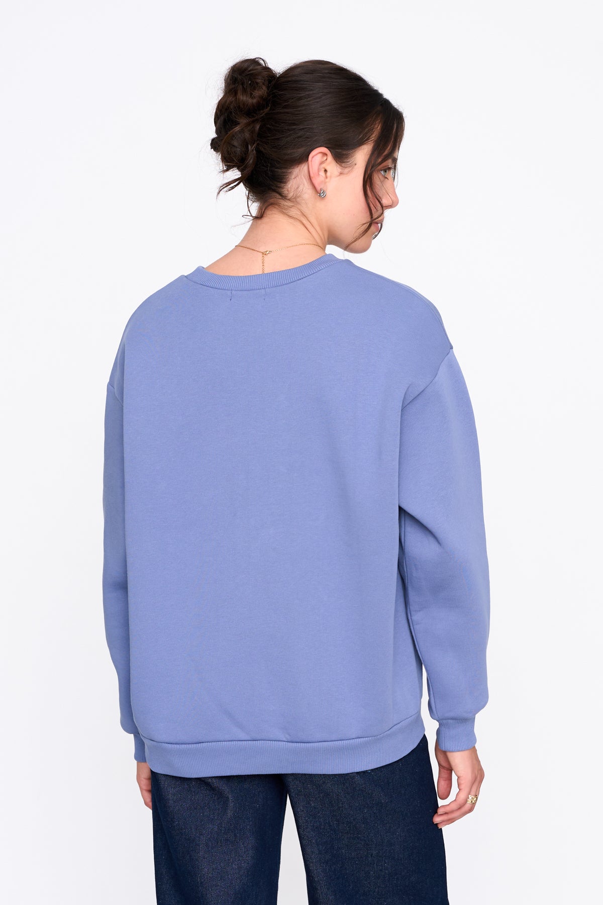 Sweatshirt in Blau