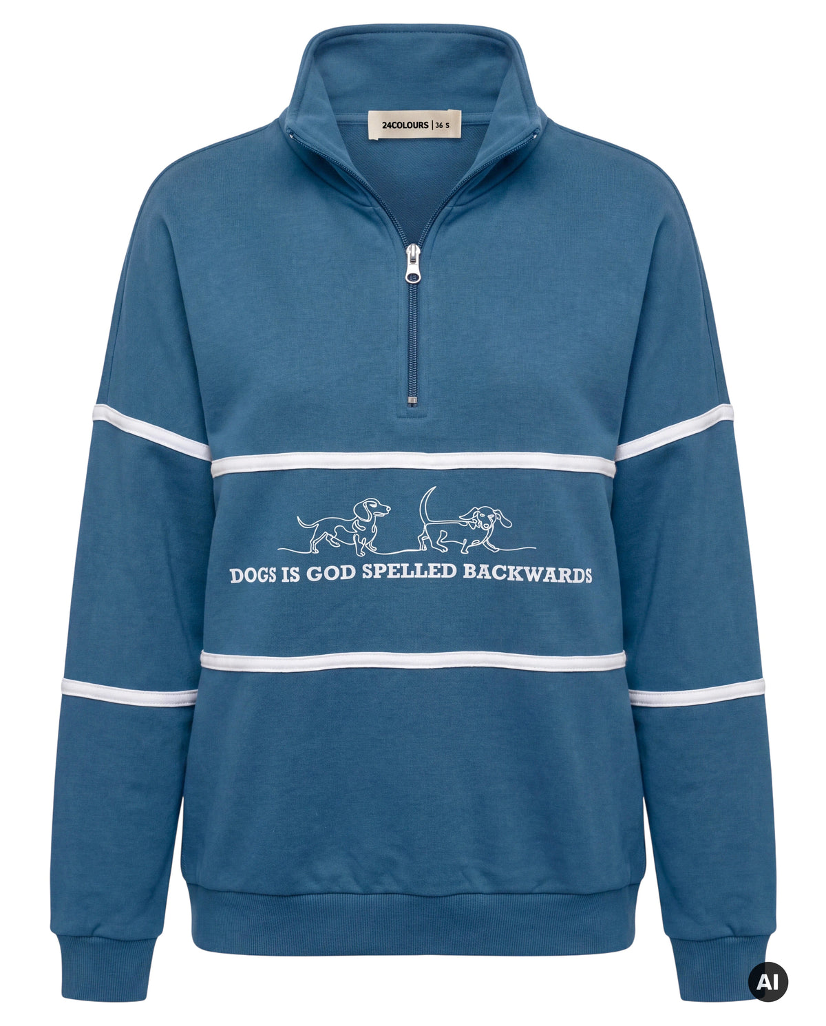 Sweatshirt mit Half-Zip