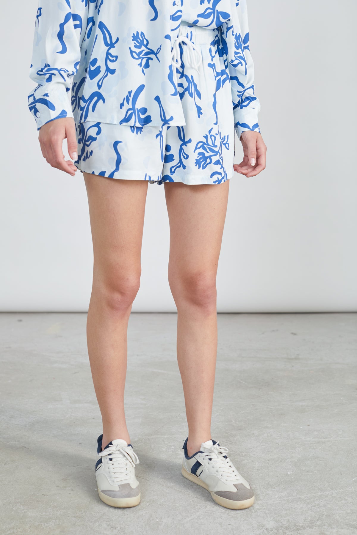 Shorts aus Viskose