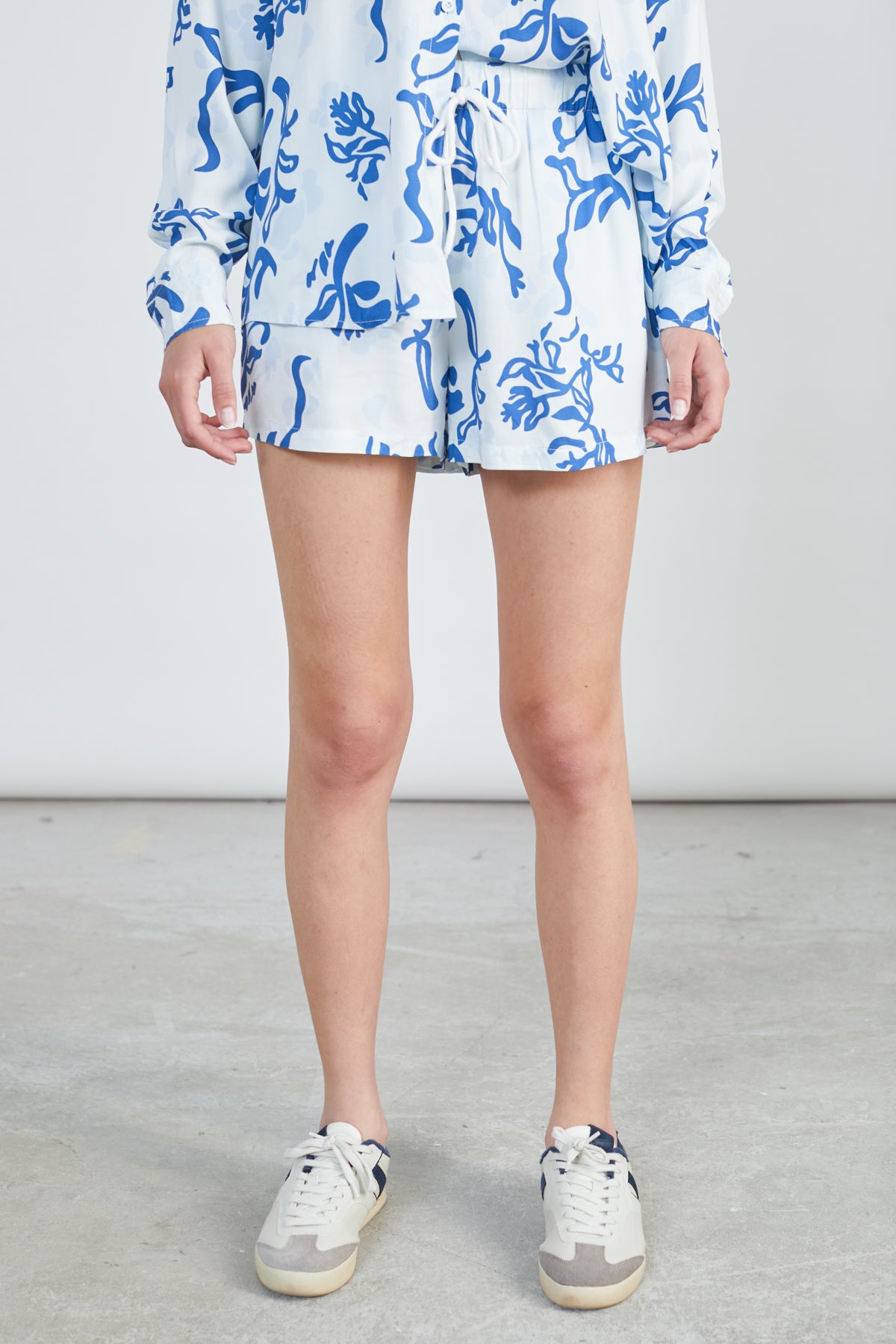 Shorts aus Viskose