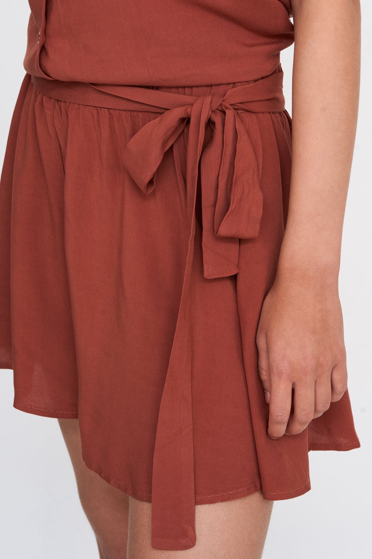 Shorts aus Viskose