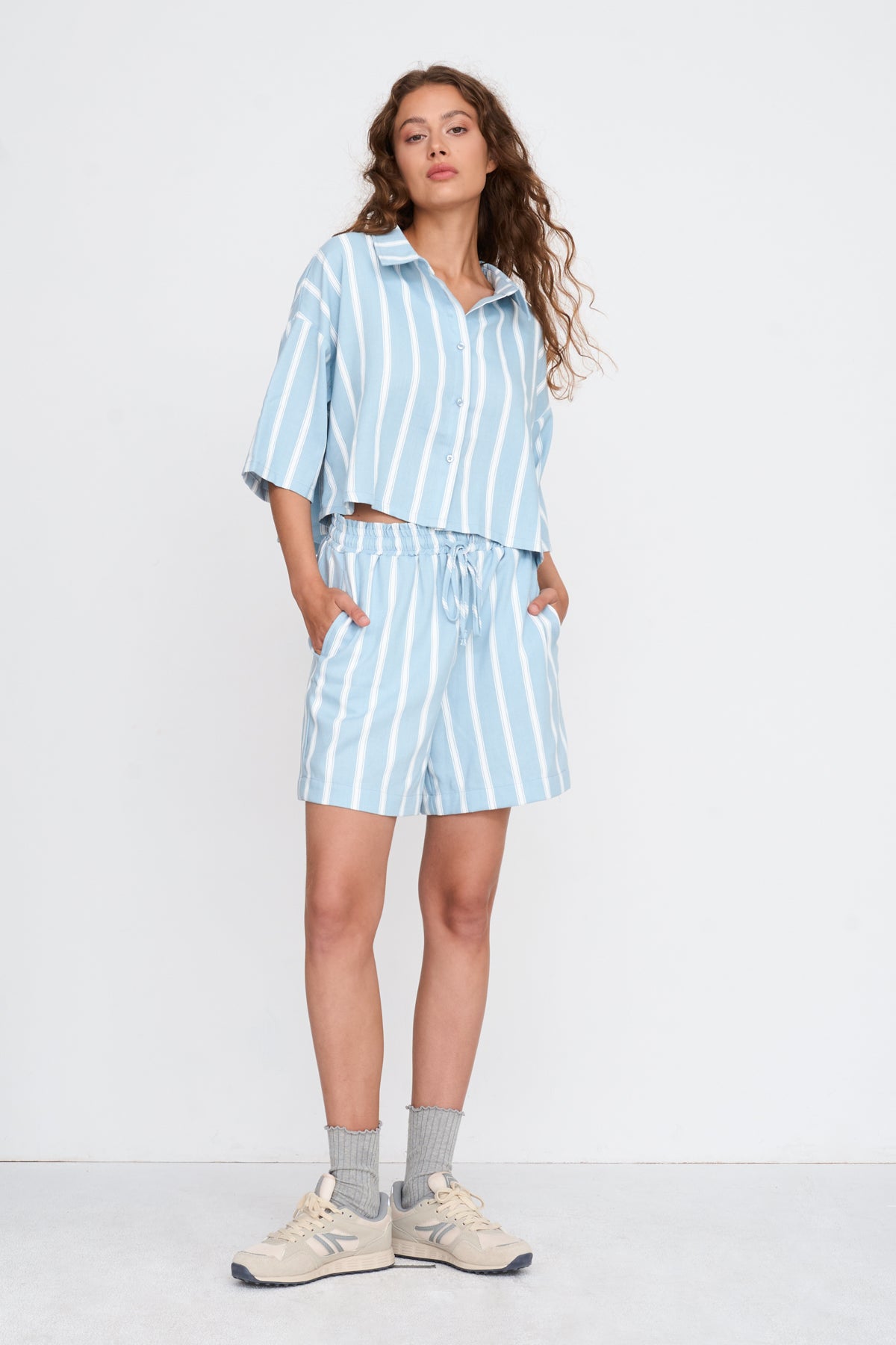 Shorts gestreift