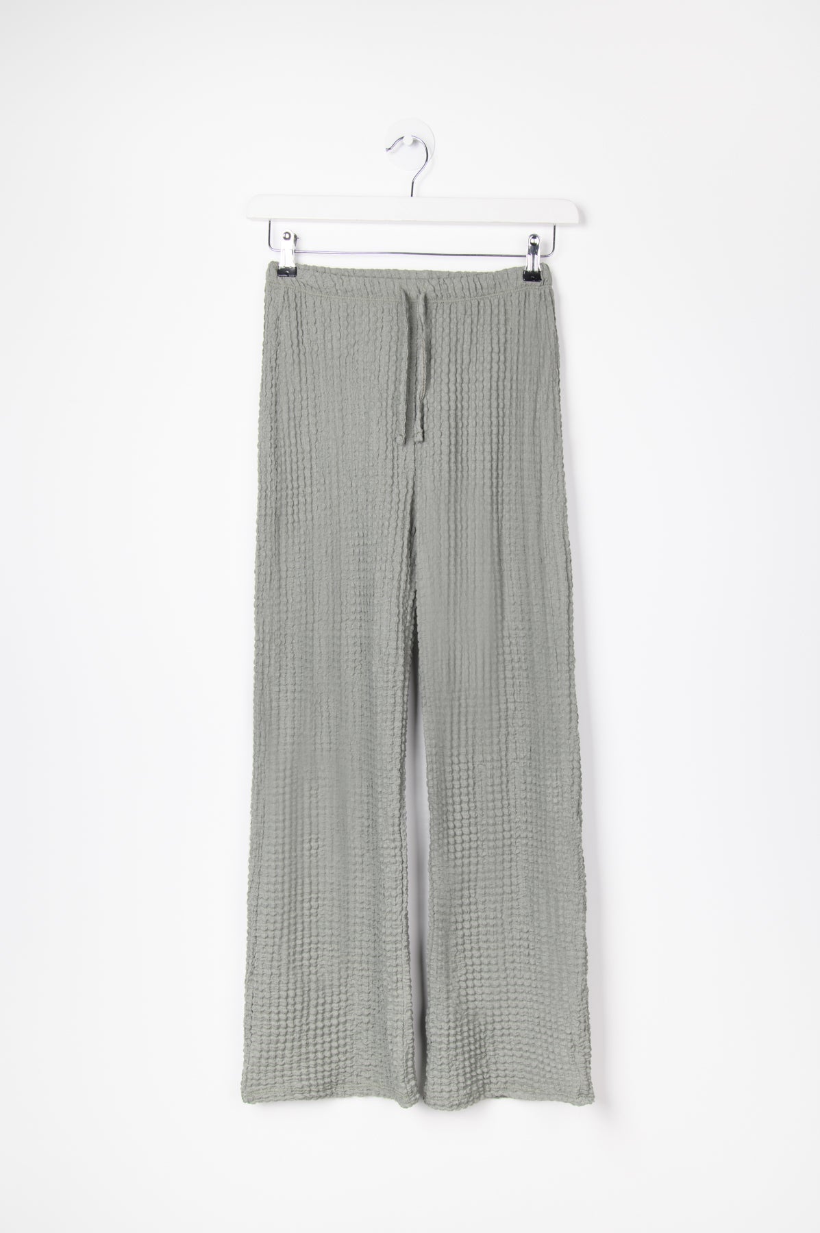 Hose aus Viskose-Baumwoll-Stoff